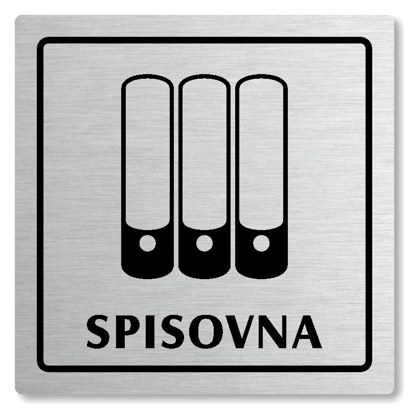 Spisovna, 118x118mm, stříbrná, Arizona